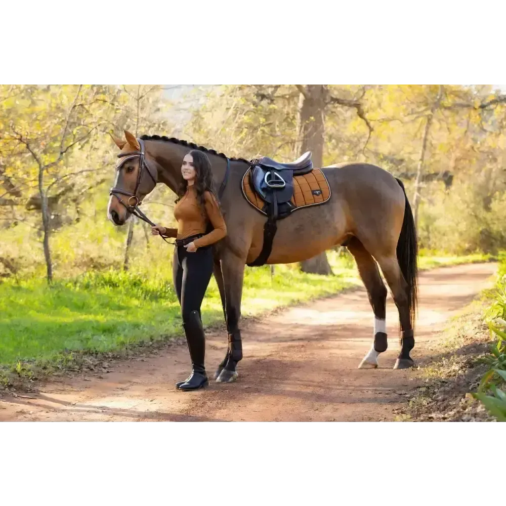 Lemieux Loire Classic Close Contact Square Ginger Small/Medium Ginger Saddle Pads