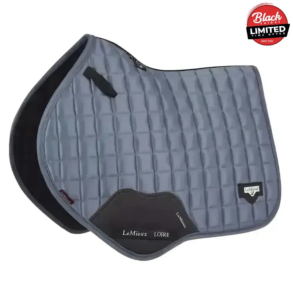 LeMieux Loire Classic Close Contact Square Ice Blue Saddle Pads Large Saddle Pads