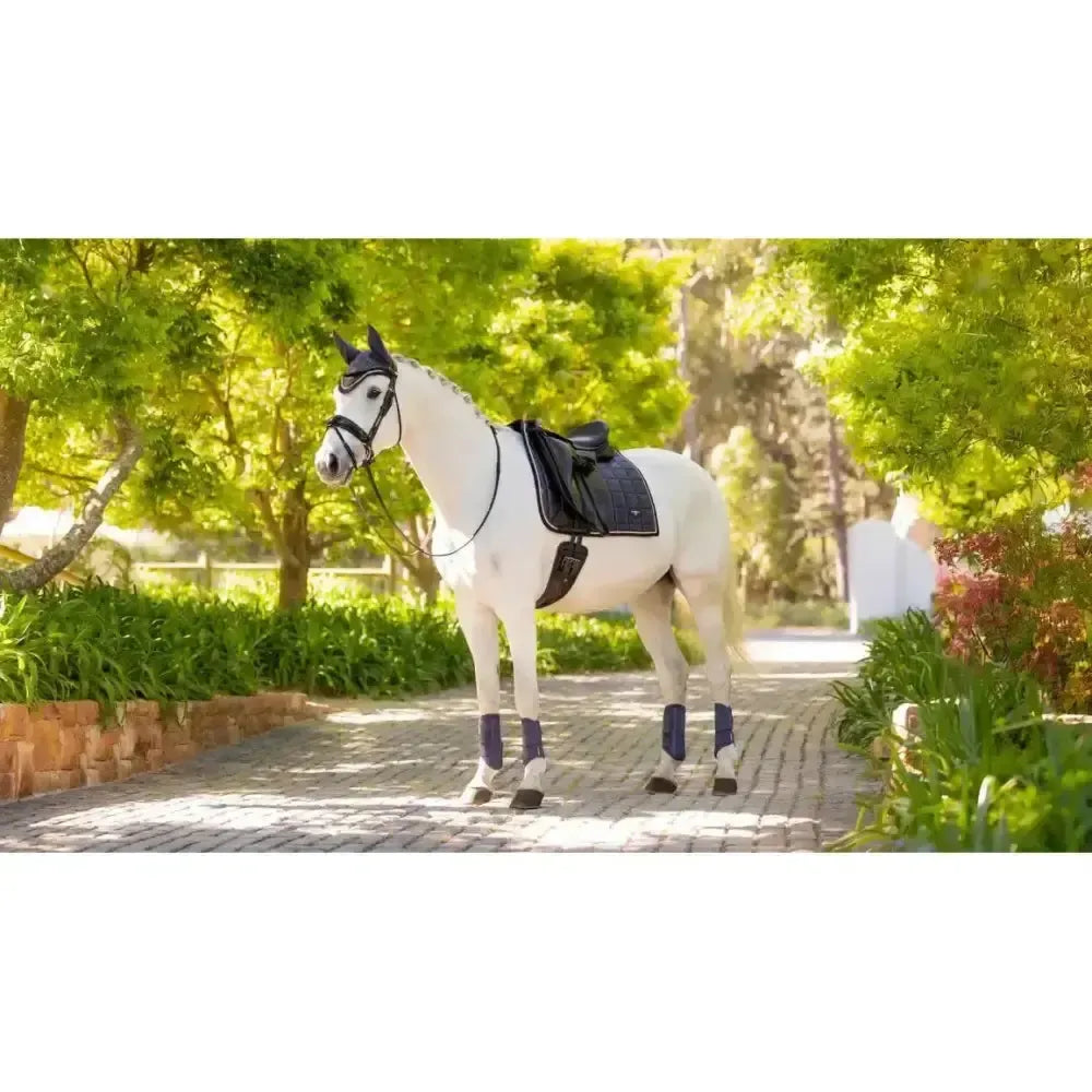 Lemieux Loire Classic Dressage Square Dusk Blue Dusk Blue Small/Medium Dressage Saddle Pads