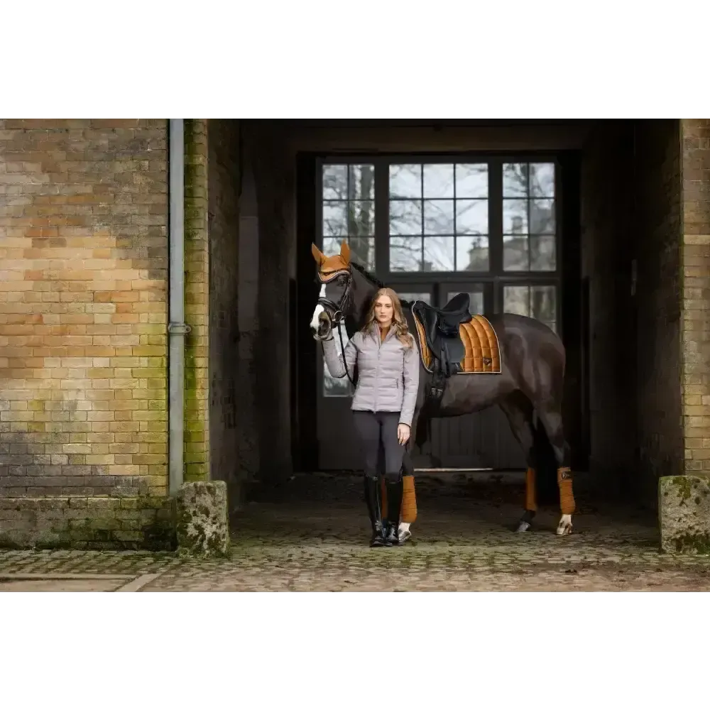 Lemieux Loire Classic Dressage Square Ginger Small/Medium Ginger Dressage Saddle Pads