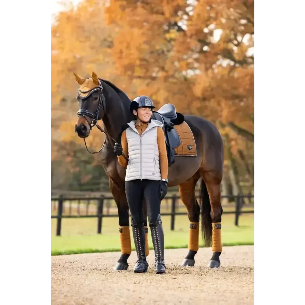 Lemieux Loire Classic Dressage Square Ginger Small/Medium Ginger Dressage Saddle Pads