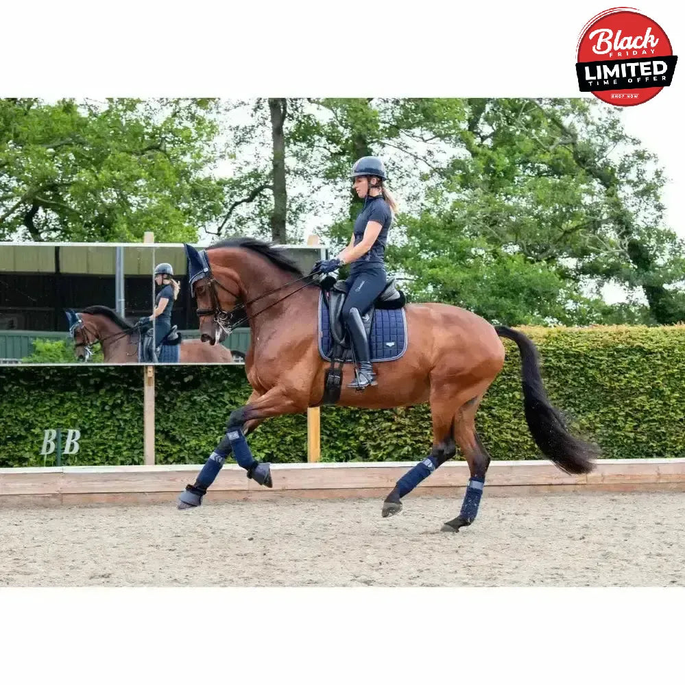 LeMieux Loire Classic Dressage Square Twilight Navy Twilight Navy Small/Medium Saddle Pads