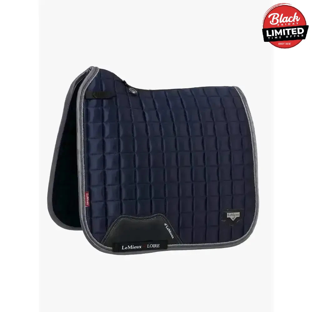 LeMieux Loire Classic Dressage Square Twilight Navy Twilight Navy Small/Medium Saddle Pads