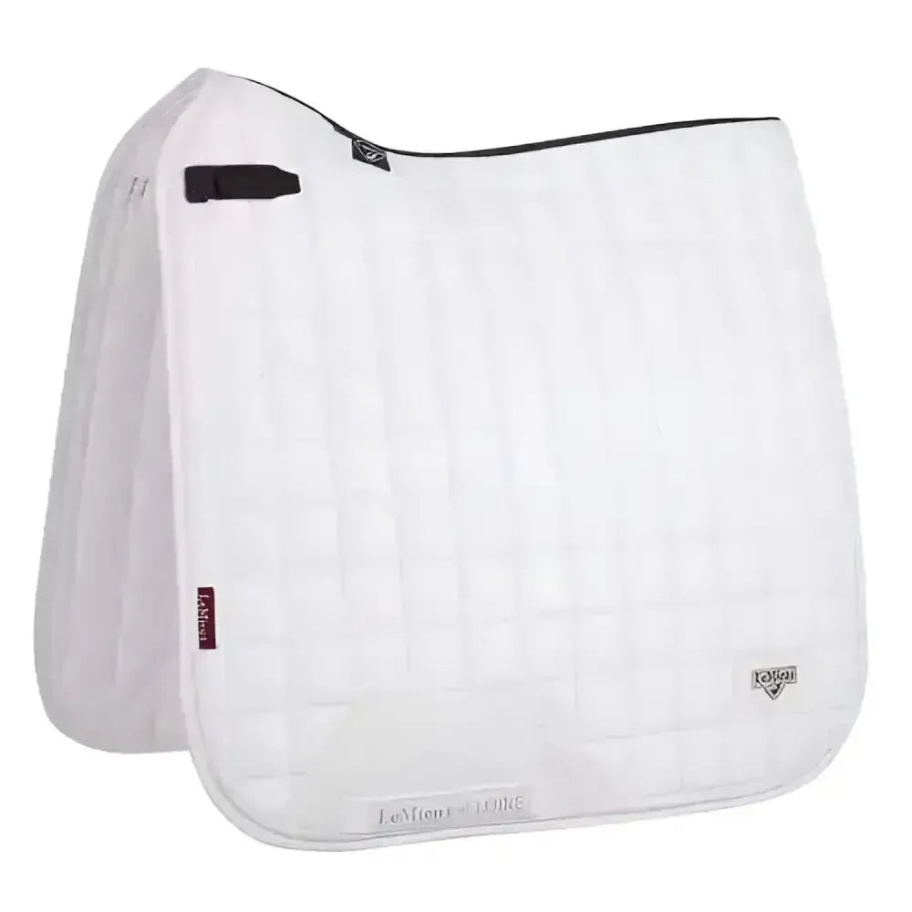 LeMieux Loire Classic Dressage Square White Large Dressage Saddle Pads