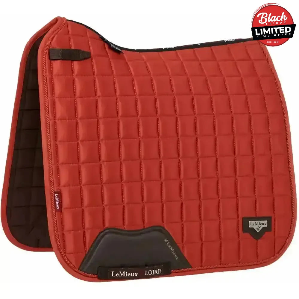 LeMieux Loire Classic Satin Dressage Square Sienna S/m Dressage Saddle Pads