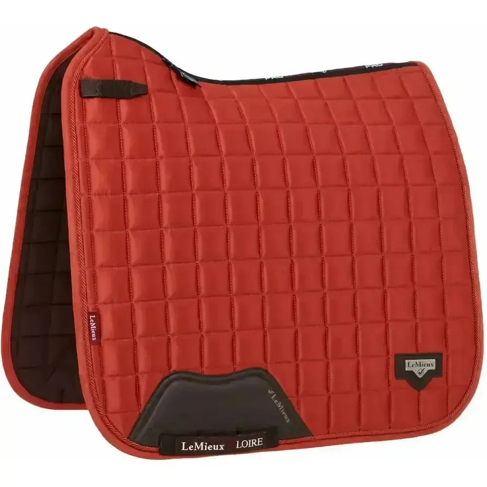 LeMieux Loire Classic Satin Dressage Square Sienna S/m Dressage Saddle Pads