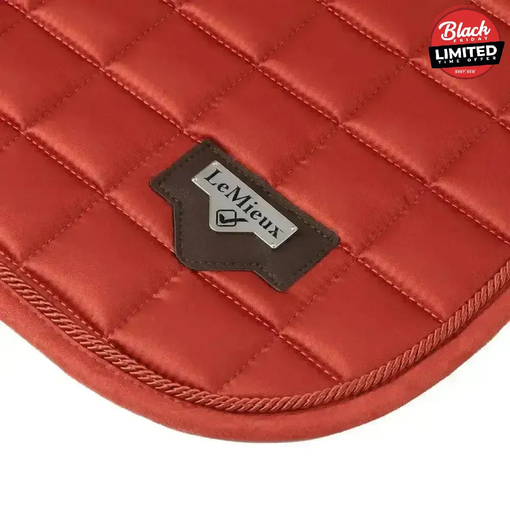 LeMieux Loire Classic Satin Dressage Square Sienna S/m Dressage Saddle Pads