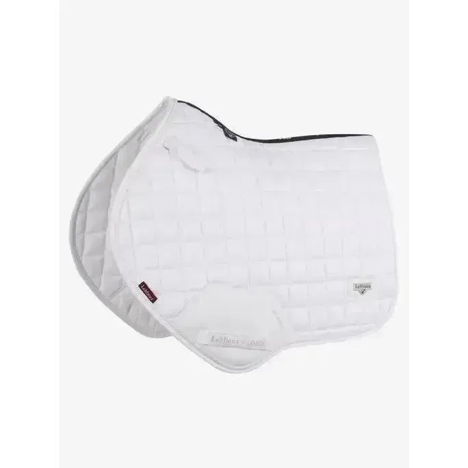 LeMieux Loire Close Contact Square White Large White Saddle Pads