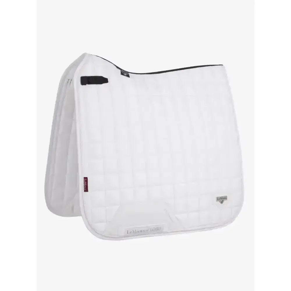LeMieux Loire Dressage Square White Small/Medium White Dressage Saddle Pads
