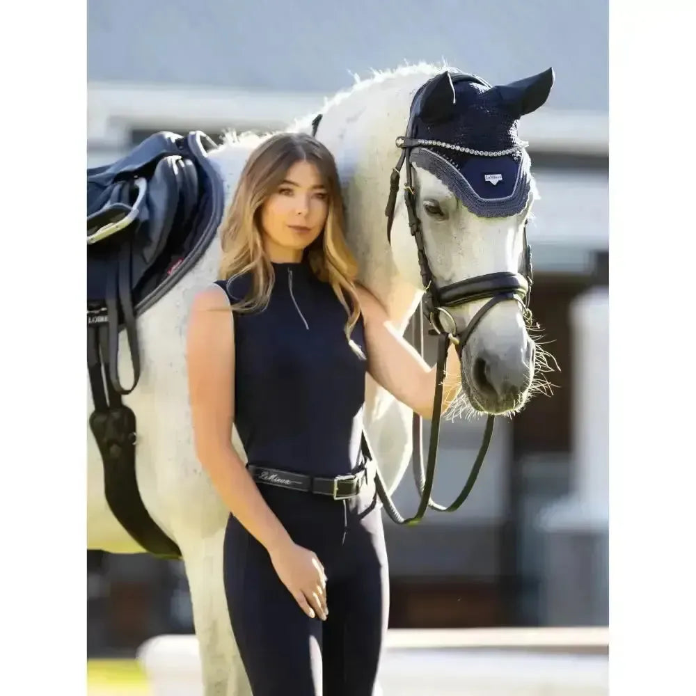 LeMieux Loire Fly Hood Twilight Navy Twilight Navy Medium Horse Ear Bonnets