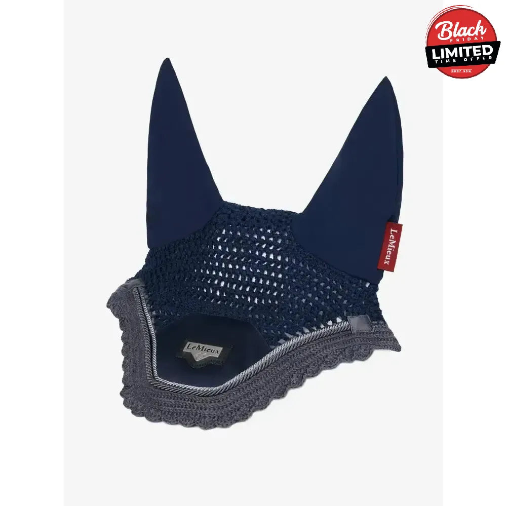 LeMieux Loire Fly Hood Twilight Navy Twilight Navy Medium Horse Ear Bonnets