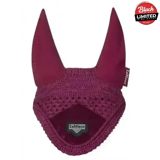 LeMieux Loire Fly Hoods Mulberry X Large Horse Ear Bonnets