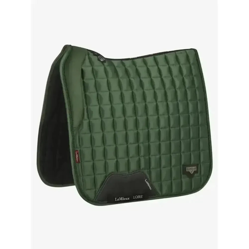 LeMieux Loire Memory Dressage Square Hunter Green Large Hunter Green Dressage Saddle Pads
