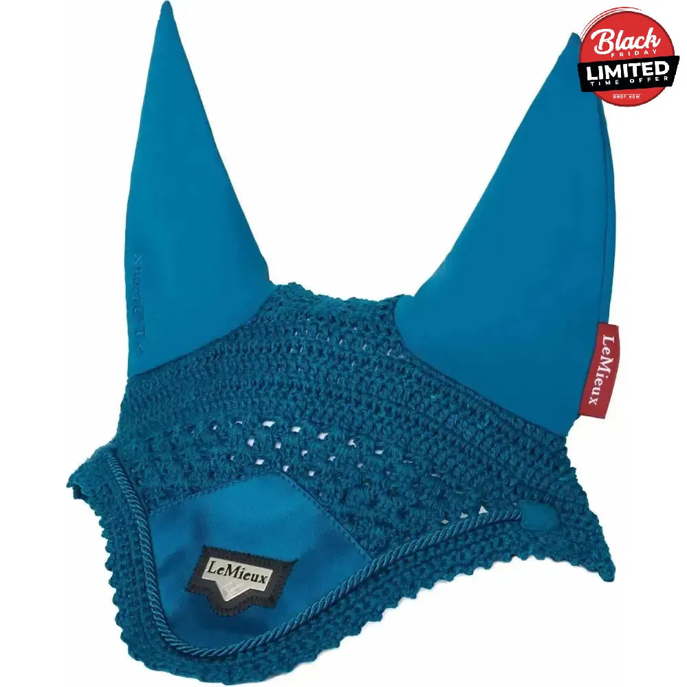 LeMieux Loire Satin Fly Hood Marine X Large Horse Ear Bonnets