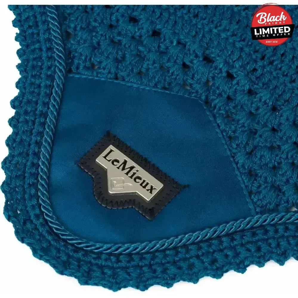 LeMieux Loire Satin Fly Hood Marine X Large Horse Ear Bonnets