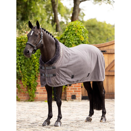LeMieux Luxe Fleece Rug Graphite 7-0 Fleece Rugs Barnstaple Equestrian Supplies