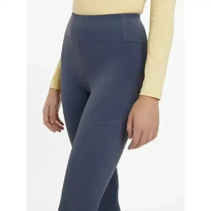 Lemieux Lydia Mesh Leggings Dusk Blue Dusk Blue UK 6 Legwear