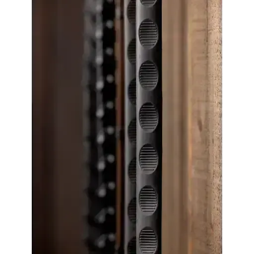 LeMieux Magna Grip Rubber Reins Black/ Silver Pony Black/Silver Reins