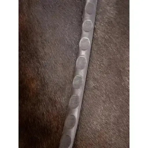 LeMieux Magna Grip Rubber Reins Brown/ Brass Pony Brown/Brass Rubber Reins