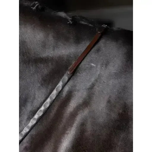 LeMieux Magna Grip Rubber Reins Havana/ Brass Pony Havana/Brass Rubber Reins