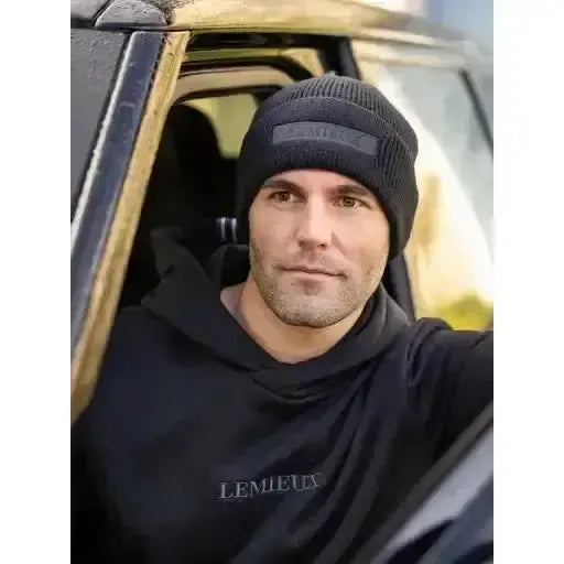 LeMieux Mens LeMieux Beanie Black One Size Black Headwear