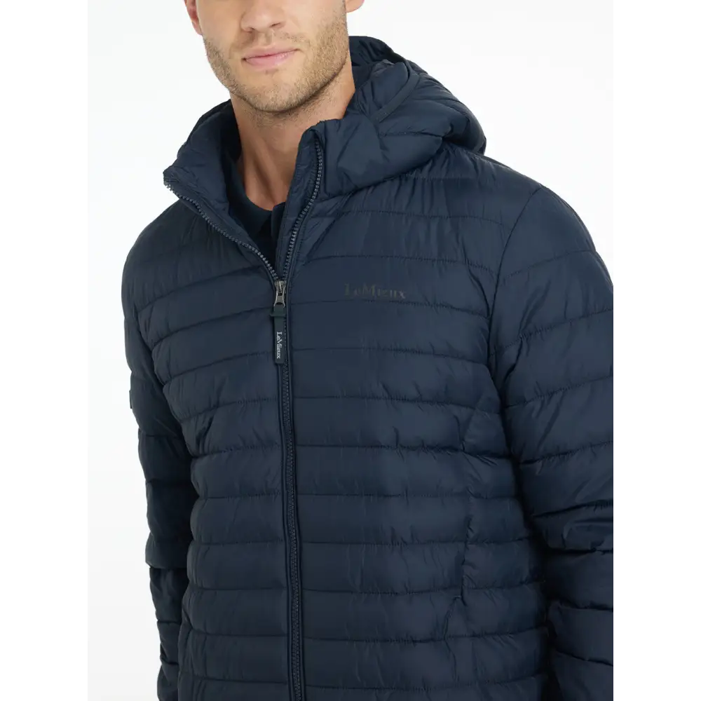 Lemieux Mens Hooded Puffer Jacket Navy Navy X-Small Outdoor Coats