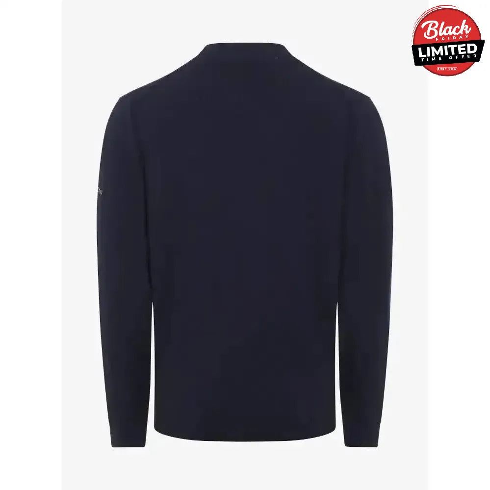 LeMieux Mens Knitted Round Neck Jumper Navy X Small Jumpers & Hoodies