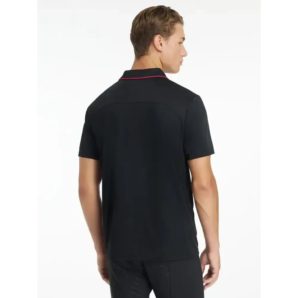 Lemieux Mens Performance Polo Black Black X-Small Polo Shirts