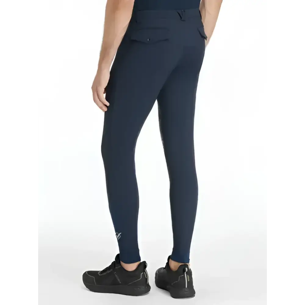 Lemieux mens sports navy breeches with reinforced stitching and side pockets perfect for riding performance