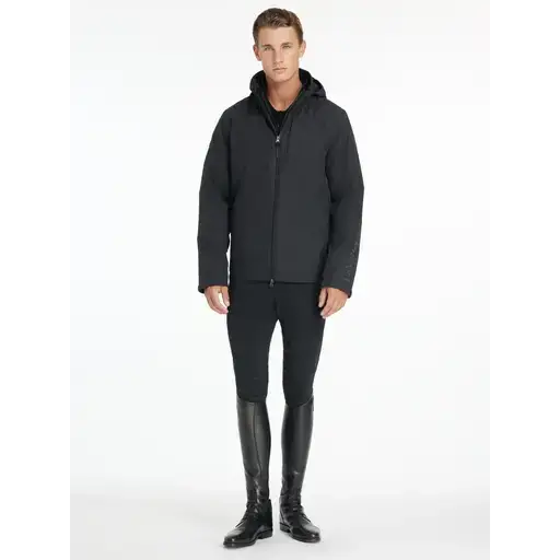 Lemieux Mens Waterproof Team Jacket Black Black X-Small Outdoor Jackets