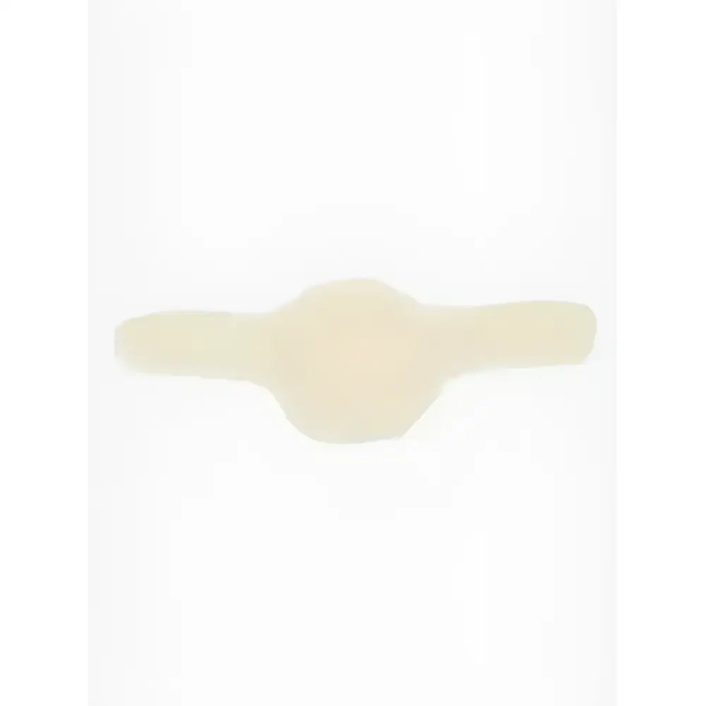 Cream-colored soft silicone anatomic long stud girth cover natural with a central rounded design from lemiuex