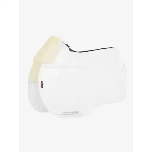 LeMieux Merino+ Half Lined GP Square White/Natural Medium White/Natural Saddle Pads