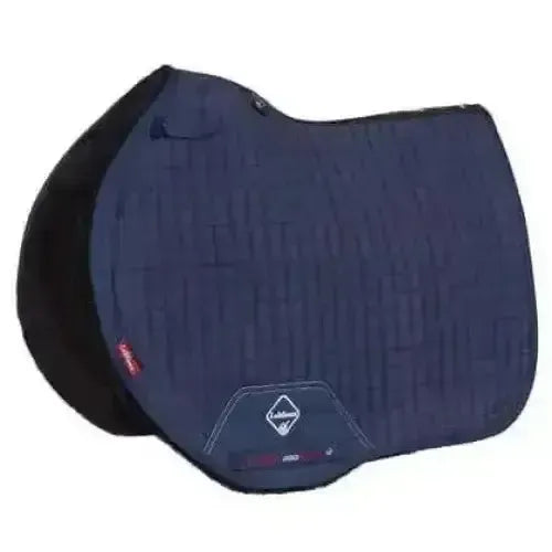 LeMieux Merino+ Sensitive Skin EuroJump Square Navy Navy Large Saddle Pads