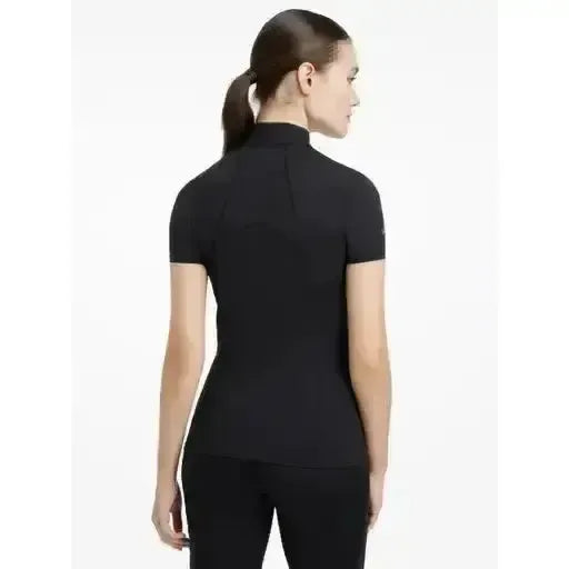 LeMieux Mia Mesh Short Sleeve Base Layer Black Black UK 6 Base Layers