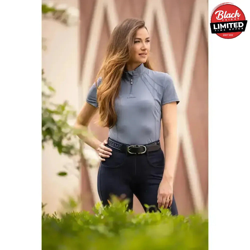 Lemieux Mia Mesh Short Sleeve Base Layer Jay Blue 14 Base Layers