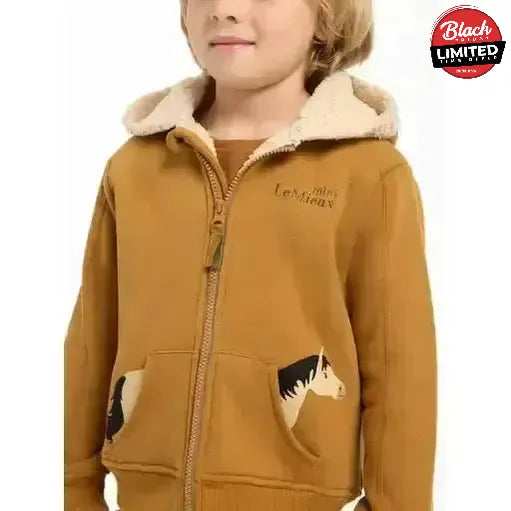 Lemieux Mini Charlie Lined Hoodie Ginger 5-6 Years Ginger Hoodies