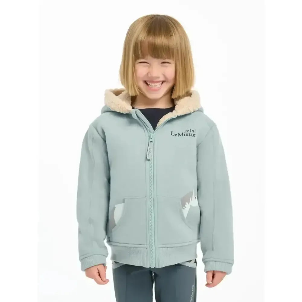 Lemieux Mini Charlie Lined Hoodie Glacier 5-6 Years Glacier Hoodies