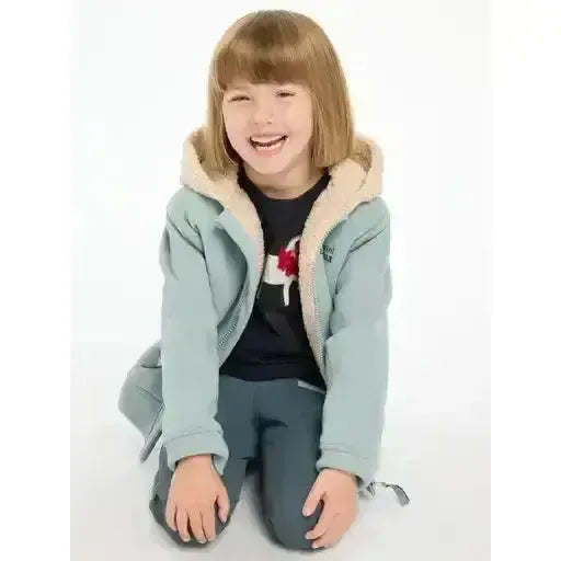 Lemieux Mini Charlie Lined Hoodie Glacier 5-6 Years Glacier Hoodies