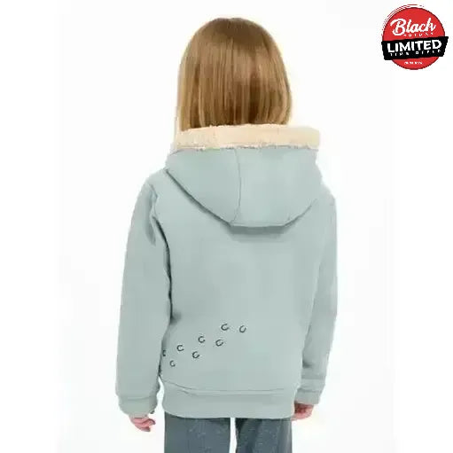 Lemieux Mini Charlie Lined Hoodie Glacier 5-6 Years Glacier Hoodies