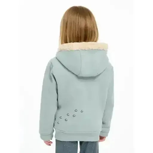 Lemieux Mini Charlie Lined Hoodie Glacier 5-6 Years Glacier Hoodies