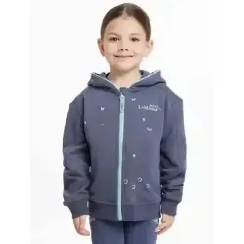 Lemieux Mini Charlie Zip Through Dusk Blue Dusk Blue 3-4 Years Hoodies