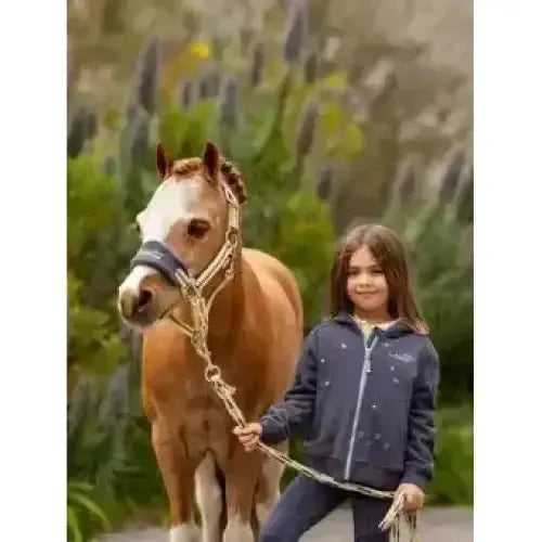 Lemieux Mini Charlie Zip Through Dusk Blue Dusk Blue 3-4 Years Hoodies