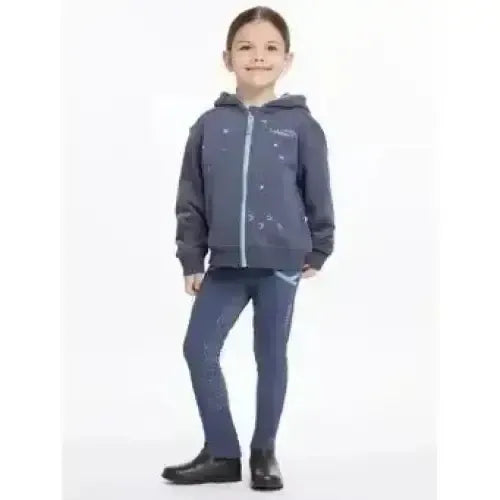 Lemieux Mini Charlie Zip Through Dusk Blue Dusk Blue 3-4 Years Hoodies