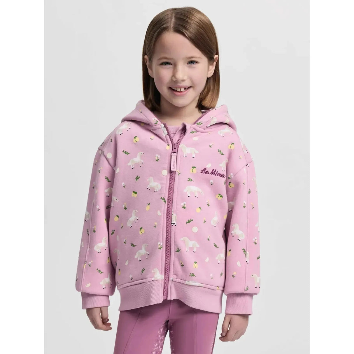 Lemieux Mini Charlie Zip Through Fondant Fondant 3-4 years Hoodies