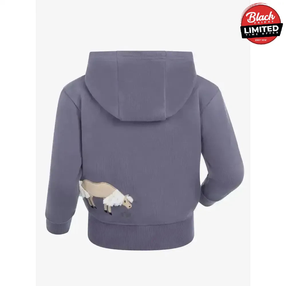 Lemieux Mini Charlie Zip Through Jay Blue 5-6 Years Hoodies