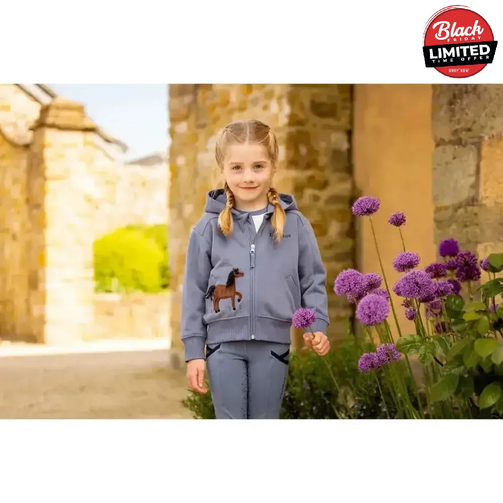 Lemieux Mini Charlie Zip Through Jay Blue 5-6 Years Hoodies