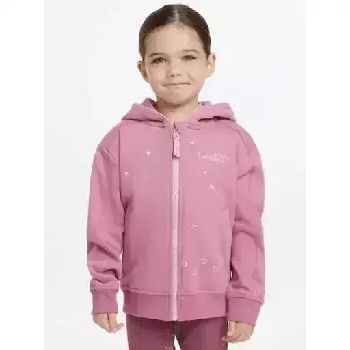 Lemieux Mini Charlie Zip Through Peony Peony 3-4 Years Hoodies