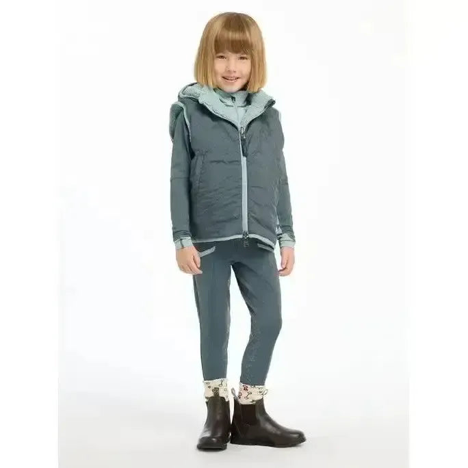 Lemieux Mini Elsie Reversible Gilet Petrol 3-4 Years Petrol Bodywarmers