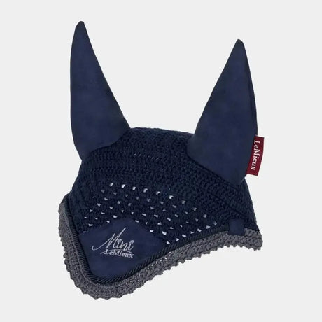LeMieux Mini Fly Hood Indigo Mini Horse Ear Bonnets