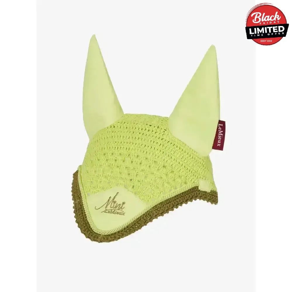 LeMieux Mini Fly Hood Kiwi Mini Horse Ear Bonnets